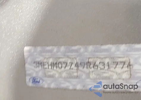 2009 Mercury Milan I4 из США, поврежденный, VIN 3MEHM07Z49R631776